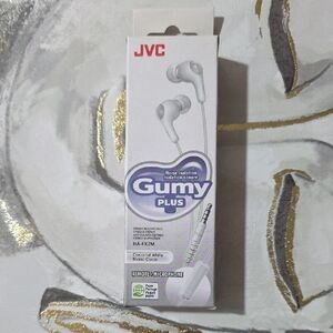 JVC Gumy Plus White Earbud Headphones